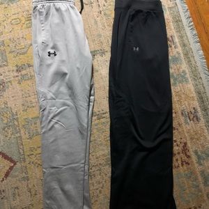 2 Pairs of under armour sweat pants